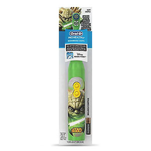Oral-B Pro-Health Jr Star Wars Battery Toothbrush - Yoda